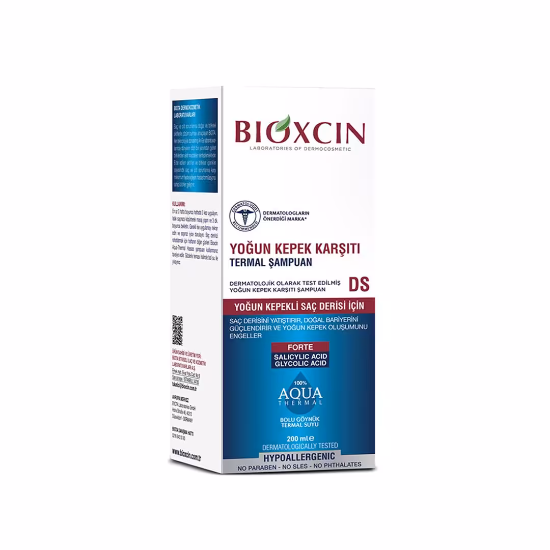 شامپو ضد شوره بسیار قوی بیوکسین BIOXCIN حجم 200 میل | فروشگاه ارس ترک
