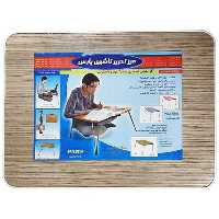 میز تحریر تاشو طرح چوب 70*50 بزرگ پارس