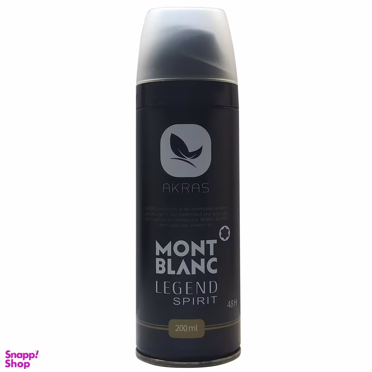 اسپری خوشبوکننده بدن مردانه آکراس (Akras) مدل Mont Blanc حجم 200 میلی‌‌ لیتر