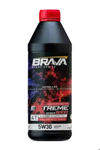 روغن و مکمل موتور EXTREME 9000 4T 5W30 20X 1 LT Brava