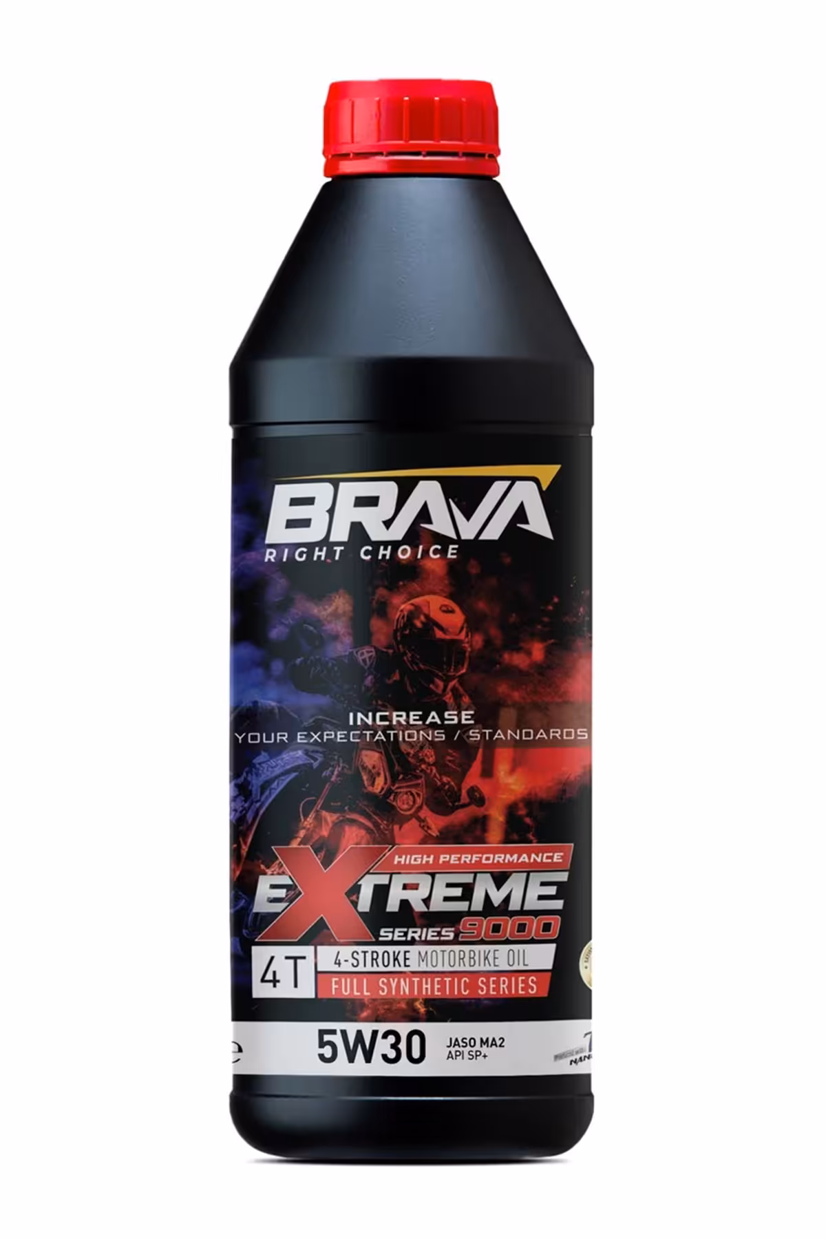 روغن و مکمل موتور EXTREME 9000 4T 5W30 20X 1 LT Brava