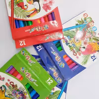 ماژیک رنگ آمیزی 12 رنگ لانگدل