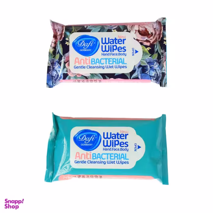 دستمال مرطوب دافی (Dafi) مدل Anti Bacterial G10 بسته 24 عددی مجموعه 2 عددی