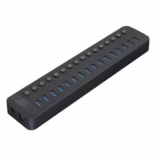 هاب 16 پورت USB3.0 اوریکو مدل CT2U3-16AB   آداپتور