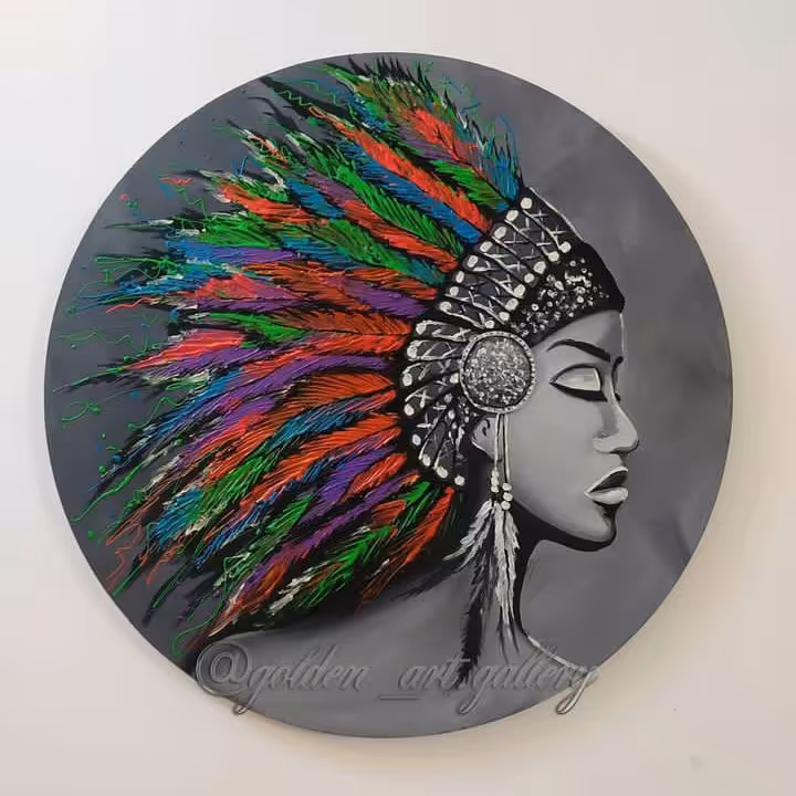 تابلو سرخپوست 