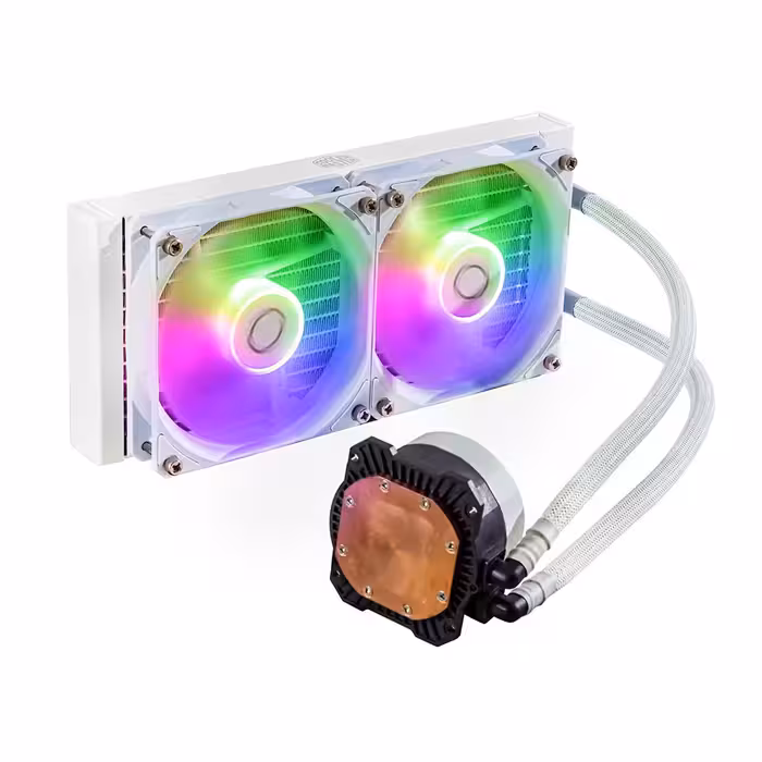 خنک کننده مایع پردازنده کولر مستر MasterLiquid 240L CORE ARGB WHITE