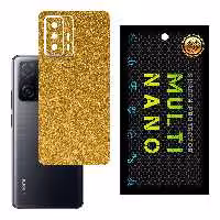 برچسب پوششی MultiNano مدل X-G1F-Gold برای پشت موبایل شیائومی Mi 11T