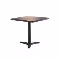 میز مربع پایه سه پر چدنی نظری