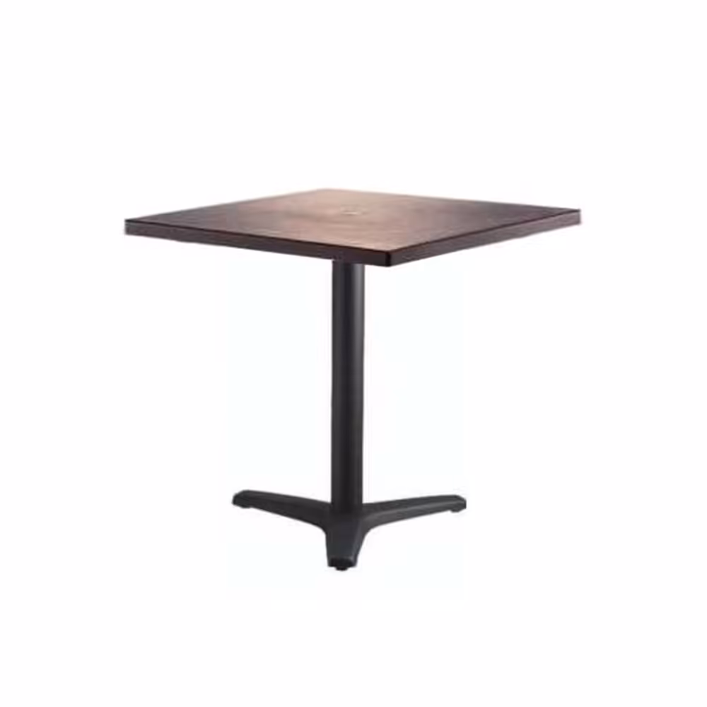 میز مربع پایه سه پر چدنی نظری