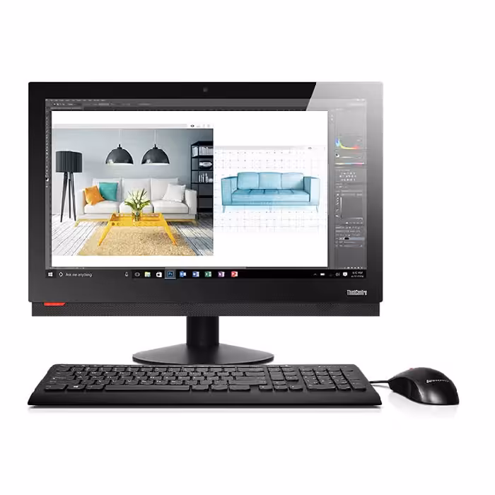 کامپیوتر All In One لنوو استوک 24 اینچ مدل M910z پردازنده Core i5 Gen7 رم 8GB حافظه 256GB SSD گرافیک intel