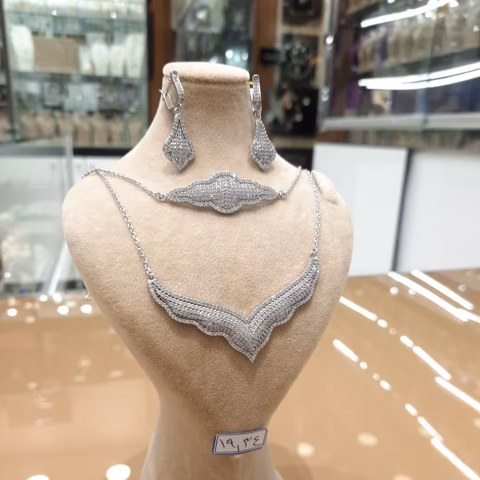 سرویس نقره جواهری شیک