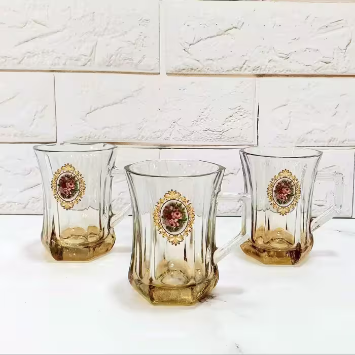فنجان موناکو گل رز 