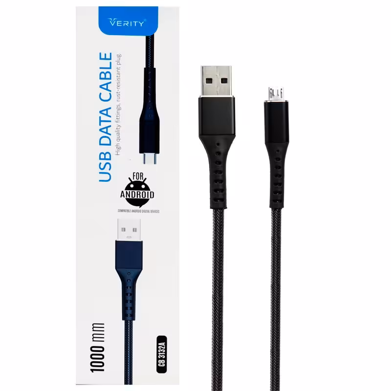کابل میکرو یو اس بی Verity CB3132A 1m
