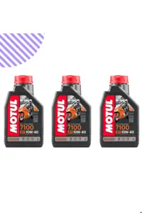 روغن و مکمل موتور 7100 10W40 سیکلت 3 لیتر Motul
