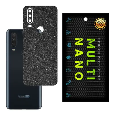 برچسب پوششی MultiNano مدل X-G1F-Gray برای پشت موبایل موتورولا Moto One Action