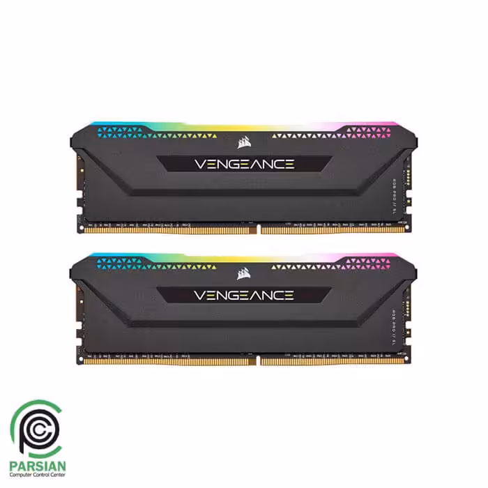 رم دسکتاپ کورسیر RAM CORSAIR DDR4 32GB 3200Mhz VENGEANCE RGB PRO