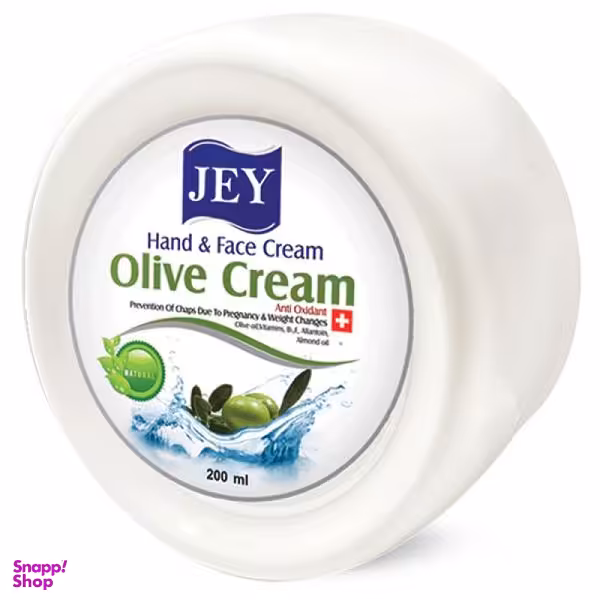 کرم مرطوب کننده جی (jey) مدل Olive حجم 200 میلی‌لیتر
