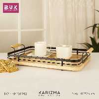 سینی پذیرایی بی وی کیVK401942 کاریزما مشکی