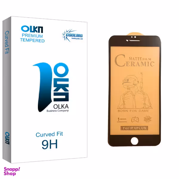 محافظ صفحه نمایش سرامیکی کولینگ مدل Olka glass مناسب برای گوشی موبایل اپل iPhone 6 Plus