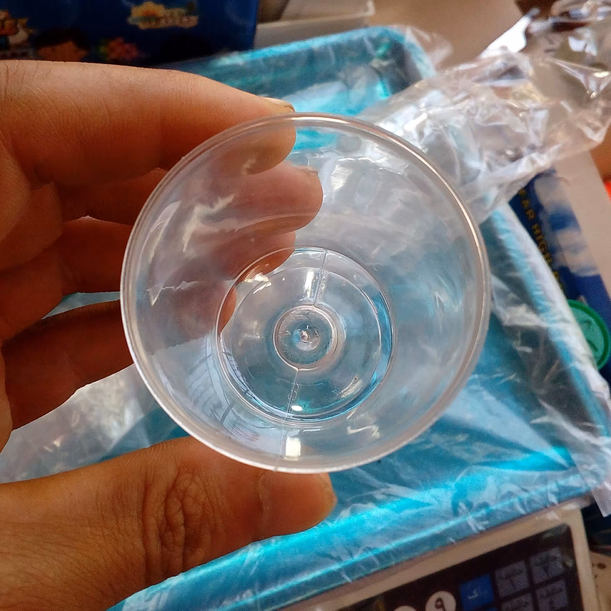 لیوان ژله در پک های 20عددی سایزهر لیوان 6.5در5سانت ارسال هر5پک