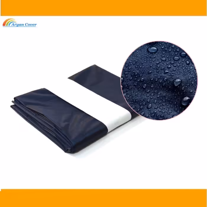 پارچه شمعی سورمه ای پشت نقره ای عرض 170 سانت  آرین کاور