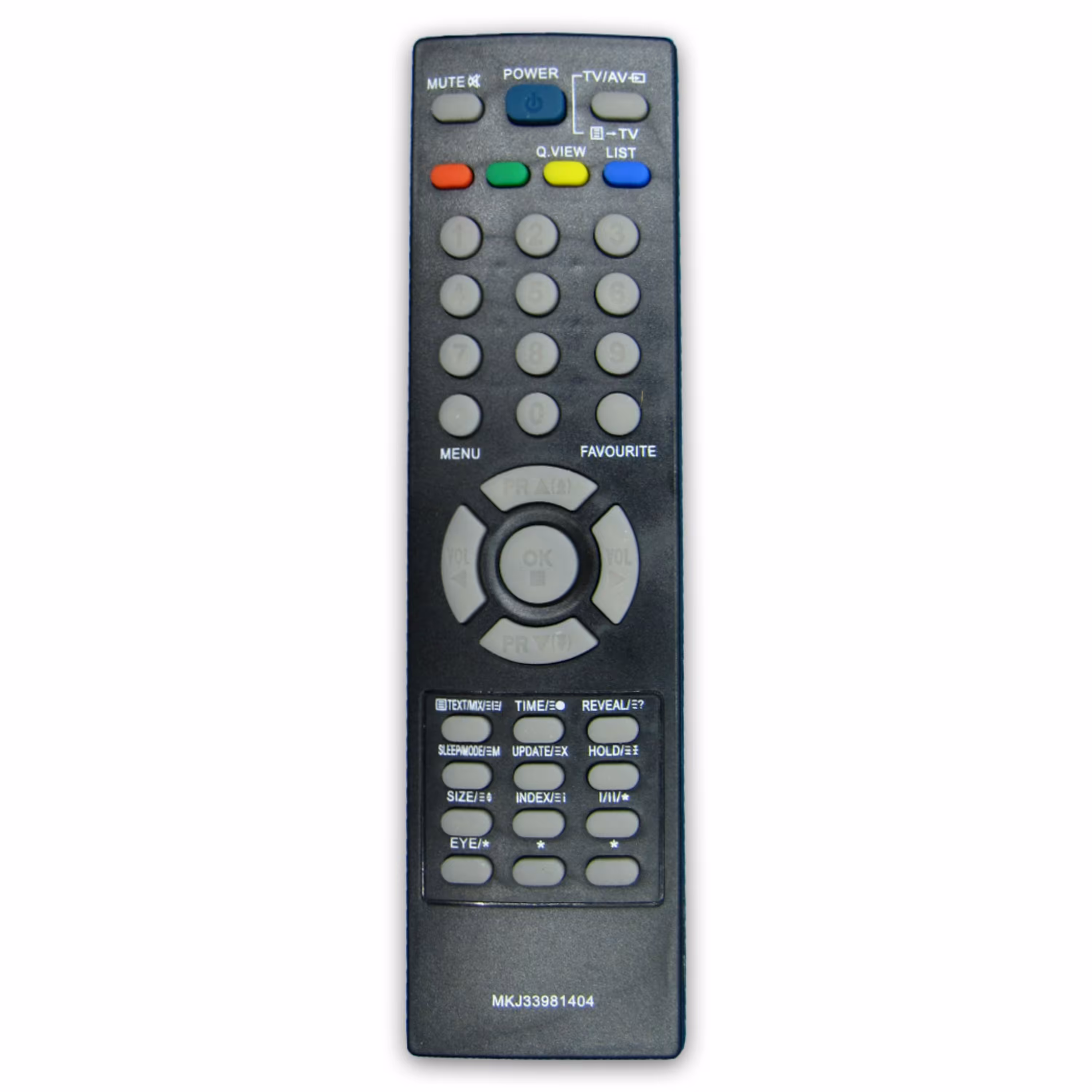 کنترل تلویزیون ال جی (صفحه تخت-slim) مدل MKJ33981404