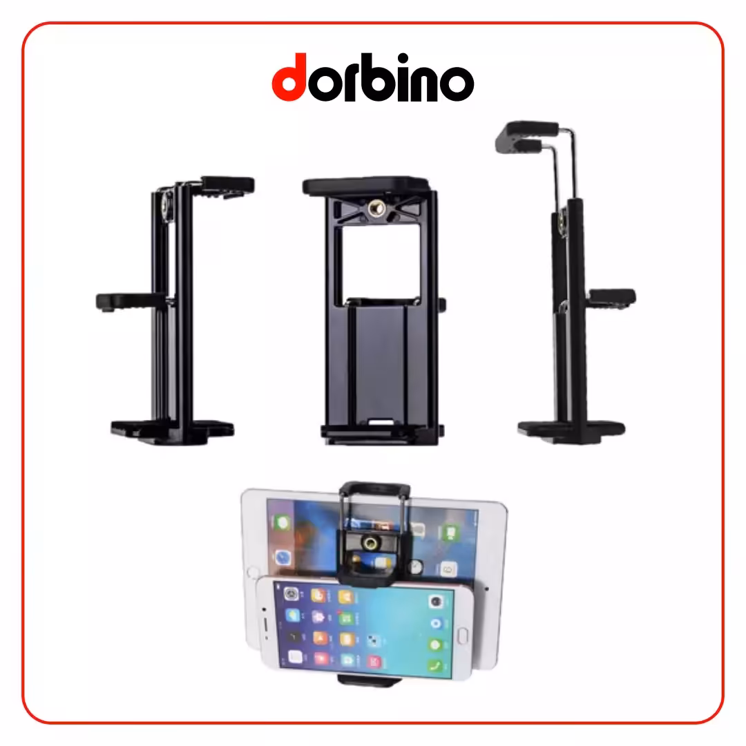 هولدر تبلت و موبایل برای سه‌پایه Tablet &amp; Mobile phone holder - فروشگاه دوربین دوربینو