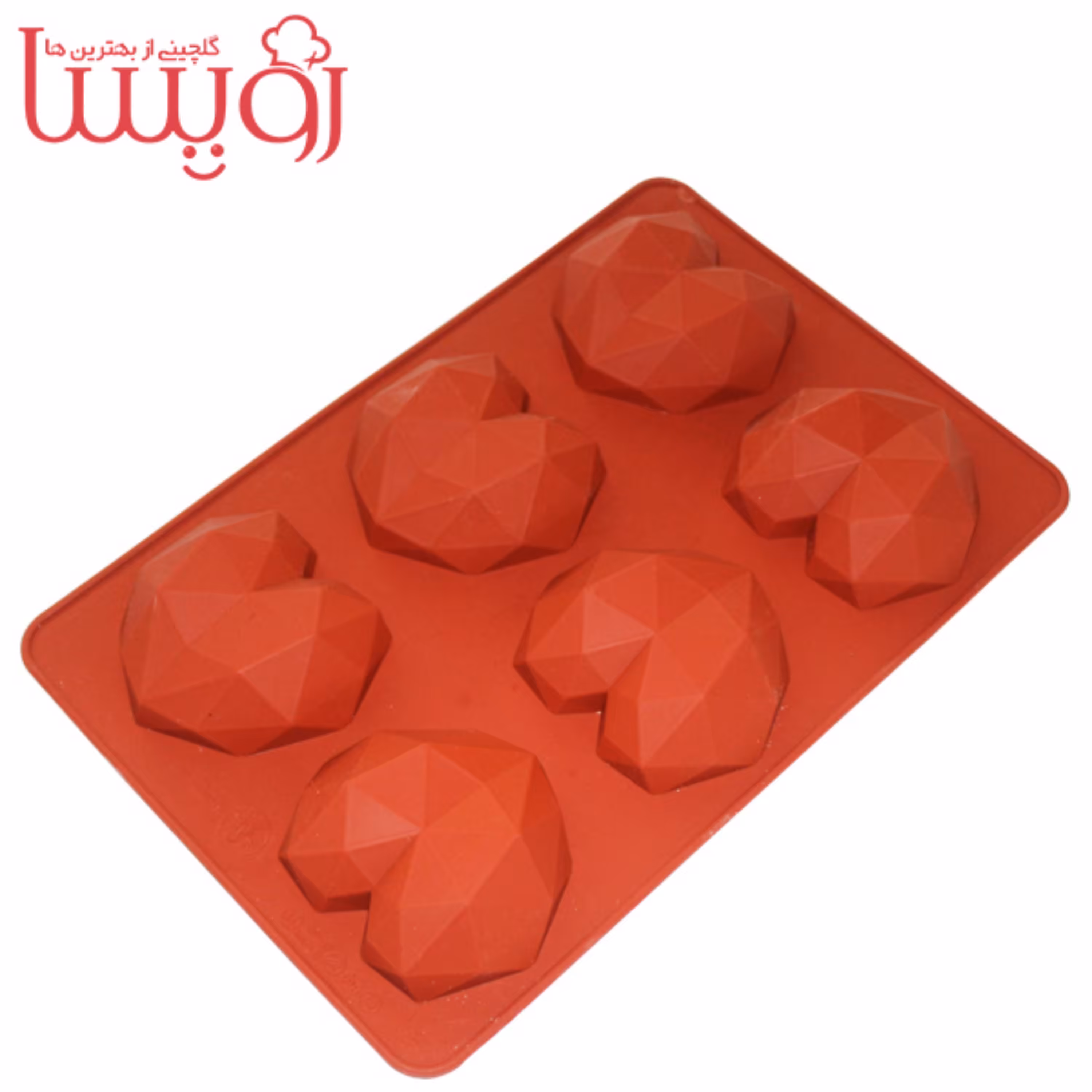 قالب سیلیکونی قلب اوریگامی 6 عددی