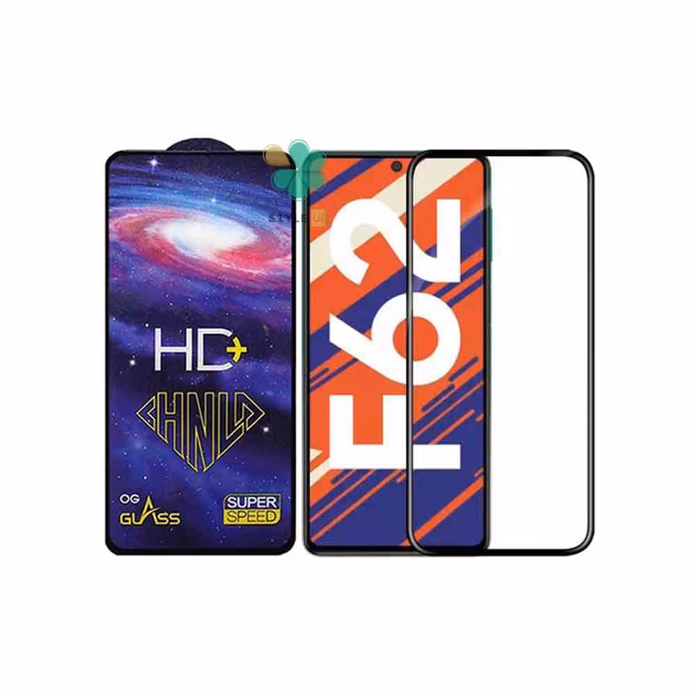 گلس فول گوشی سامسونگ Samsung Galaxy F62 مدل HD Plus