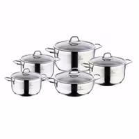 سرویس قابلمه 10 پارچه استیل سوفرام ترکیه مدل سافت با ارسال رایگان