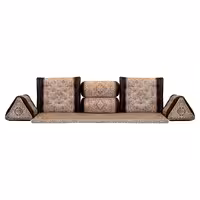 ست 7 تکه پشتی سنتی طرح خان سالار گردویی