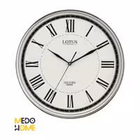 ساعت دیواری فلزی مدل DAISY کد M-7711 رنگ SILVER