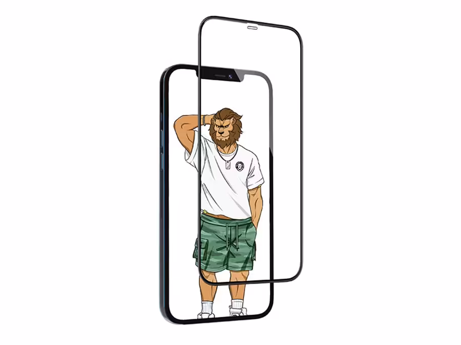 محافظ صفحه نمایش شیشه ای گرین Green iphone X/XS/11 Pro 3D Silicone  Full Curved &amp; HD Glass