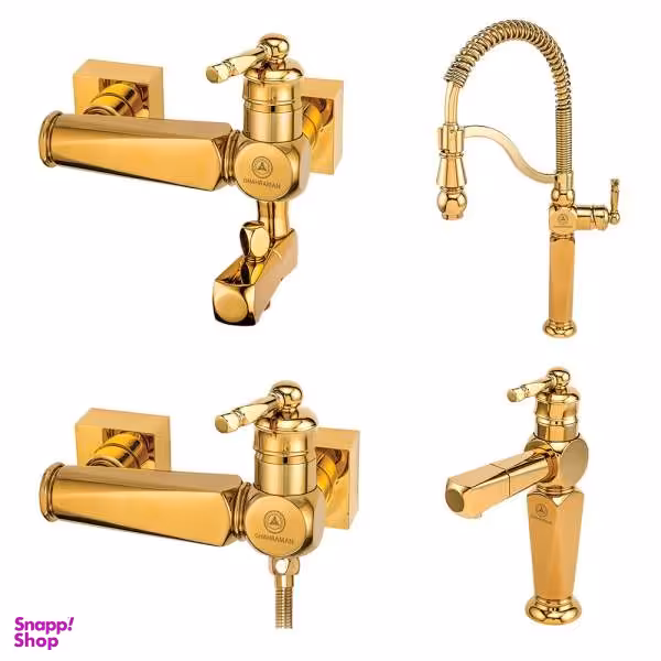 ست شیرآلات بهداشتی قهرمان مدل ارس