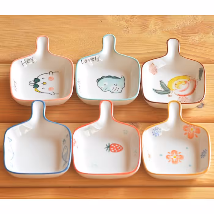 مزه خوری مربع دسته دار