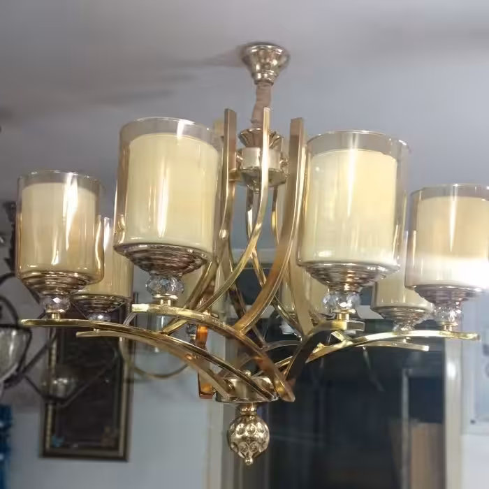 لوستر لهستانی مدل ضربدری محصول لوستر کلاسیک آیلین((پس کرایه))