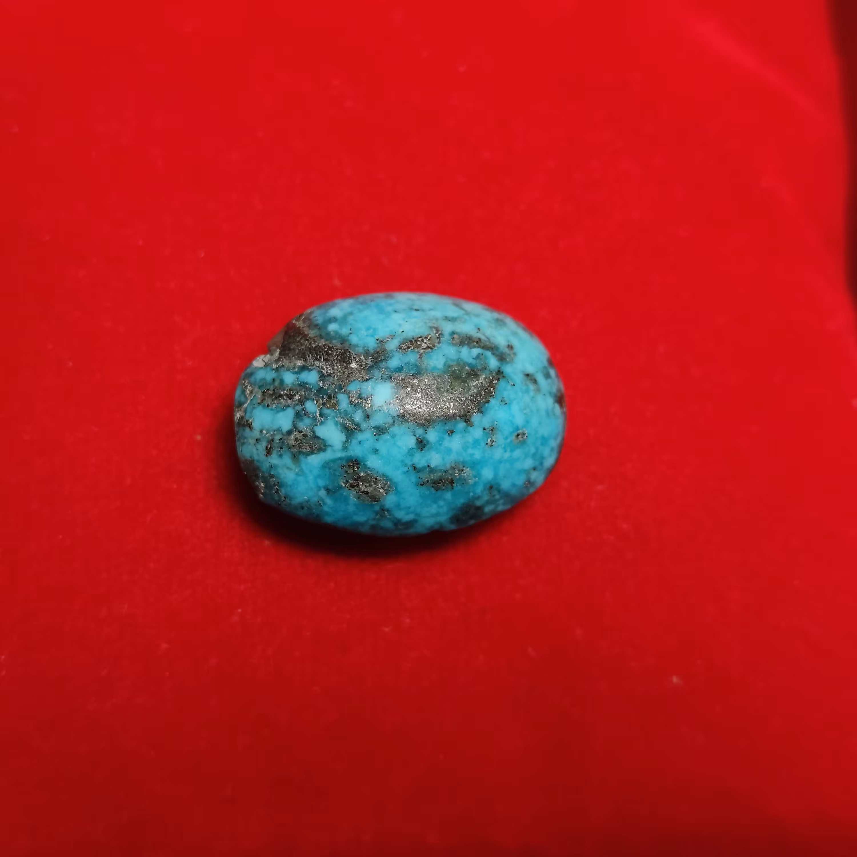 سنگ فیروزه اصل و معدنی (وزن:5.6 گرم)