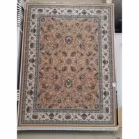 فرش ماشینی 1200 شانه اصل تراکم 3600 طرح دلارام زمینه بژ 12 متری جنس اکرولیک یا اکریلیک