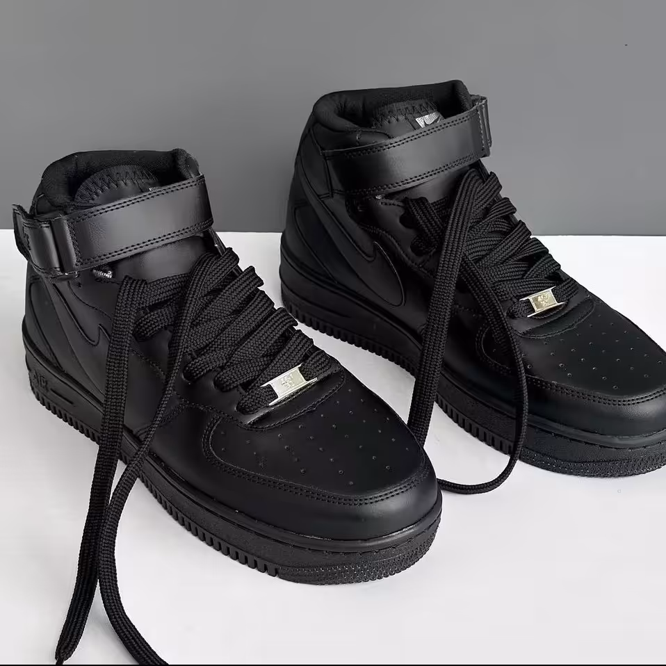 کتونی ساقدار نایک ایرفورس کفش اسپرت رنگ مشکی 