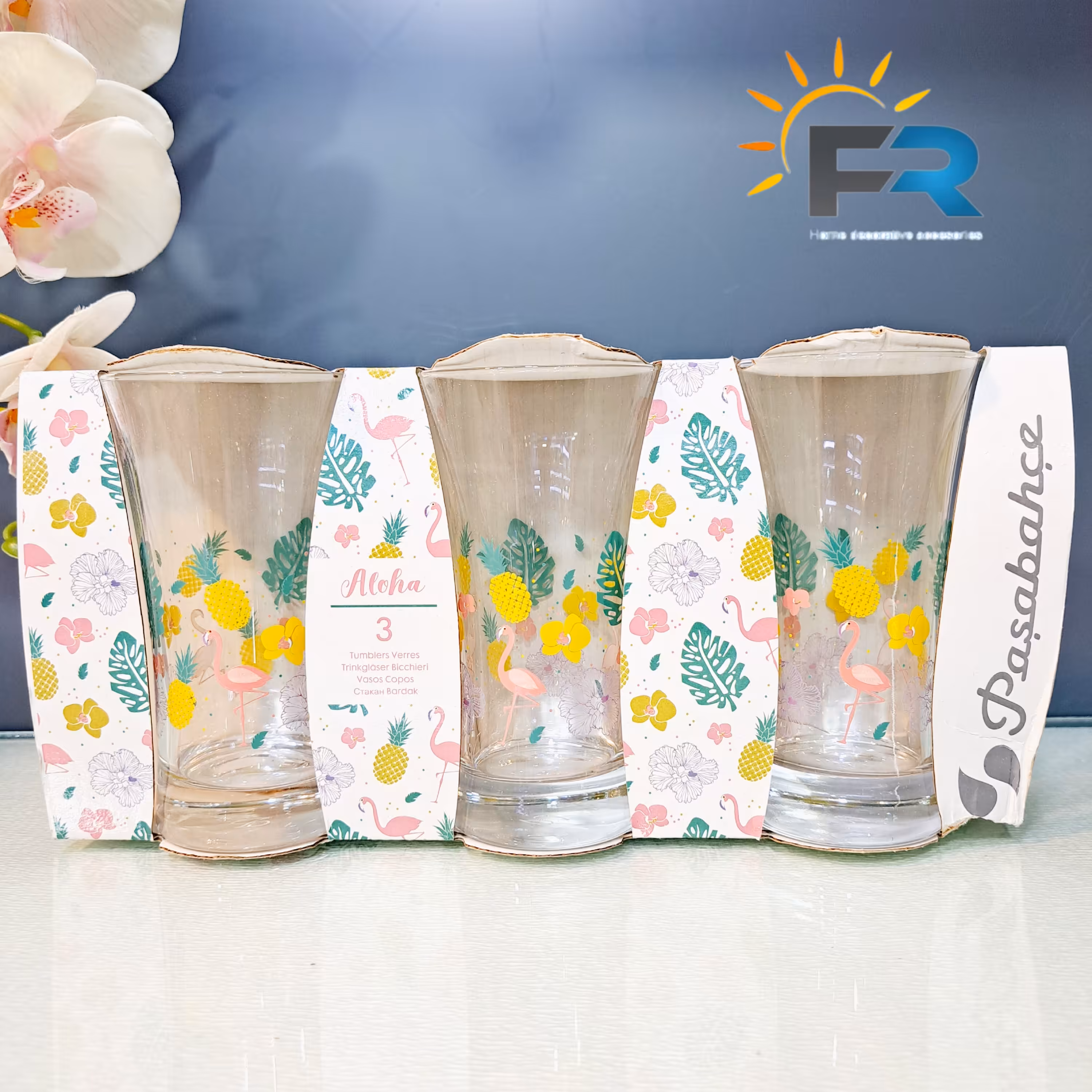 لیوان چاپی کمر باریک Aloha پاشا باغچه ترکیه کد420855