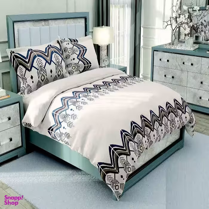 سرویس خواب طرح سه بعدی کد 2117 دو نفره شش تکه