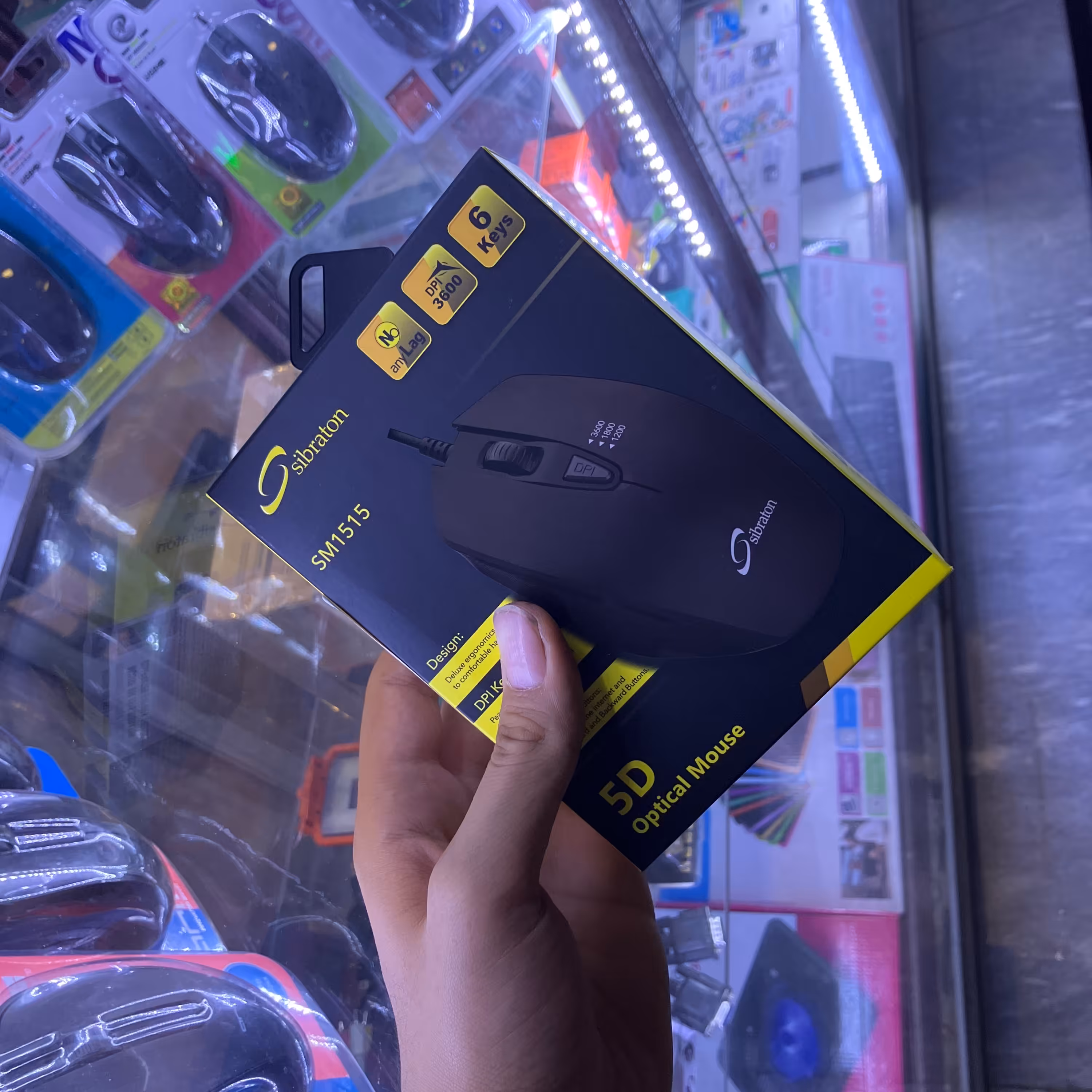 ماوس سیم دار سیبراتون مدل SM1515 ا Sibraton Wired Mouse Model SM1515