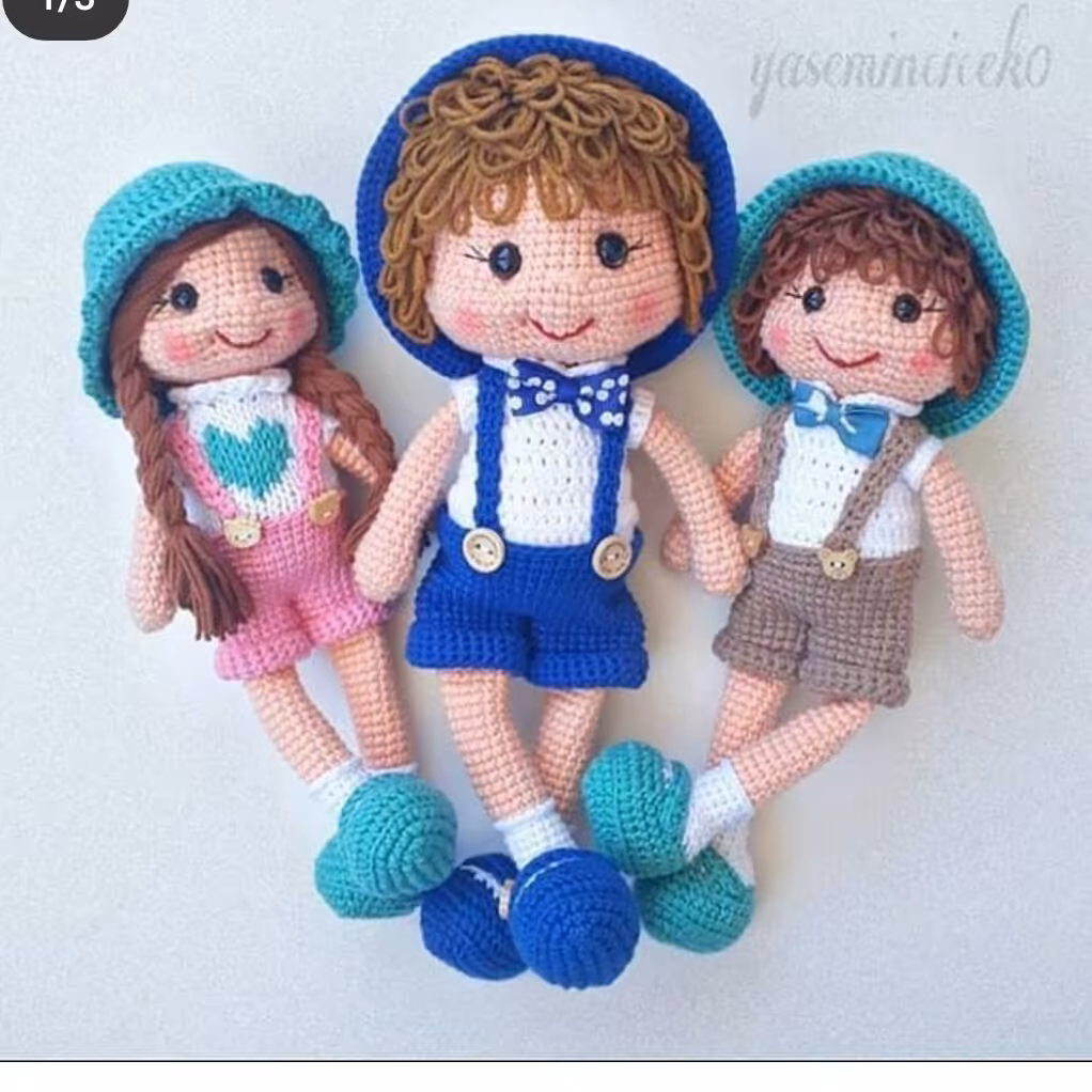 عروسک بافتنی پسر عرفان