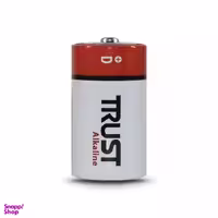 باتری آلکالاین بزرگ مدل Trust سایز D بسته 2 عددی