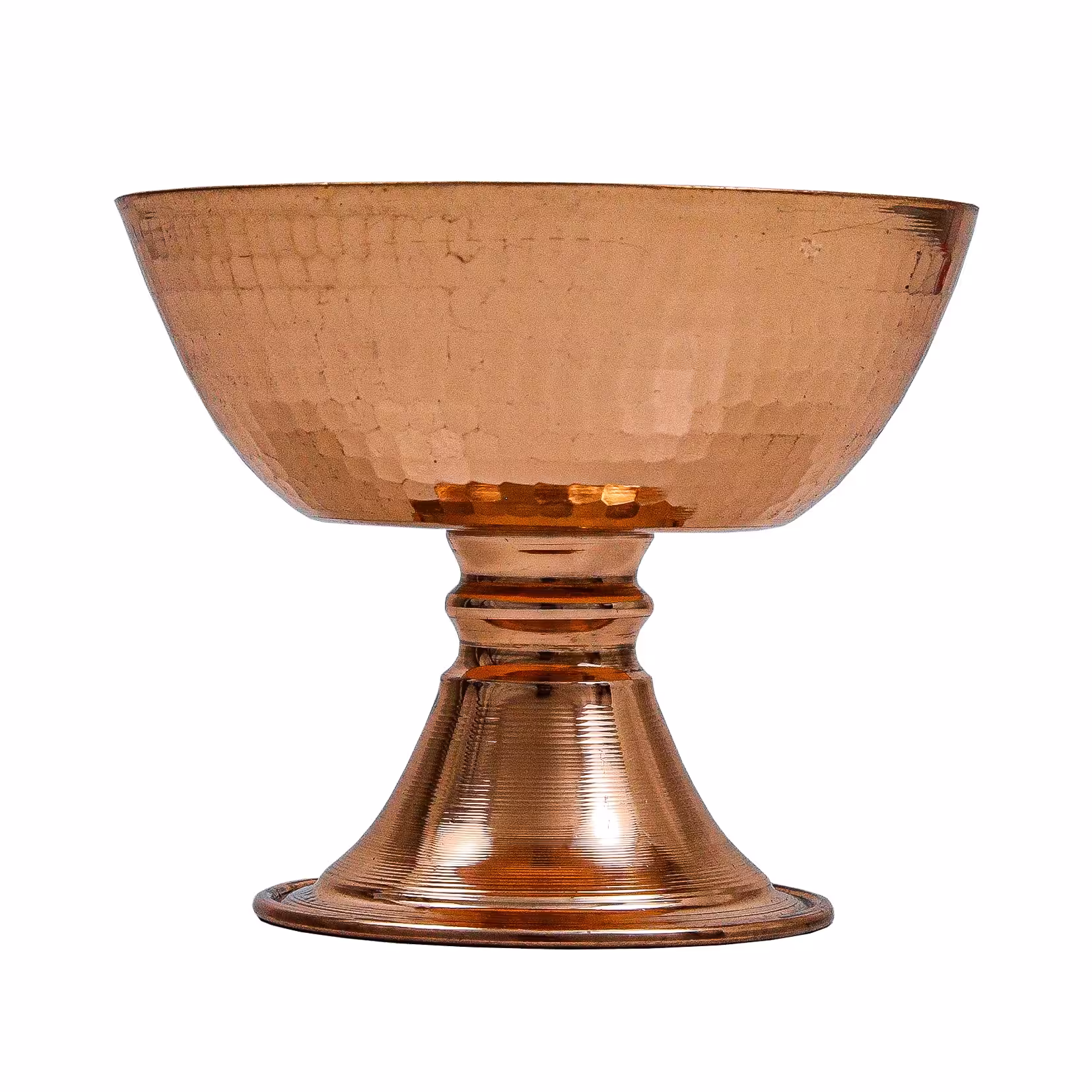 بستنی خوری مسی مدل ساده نانو 4 تایی آلامیس