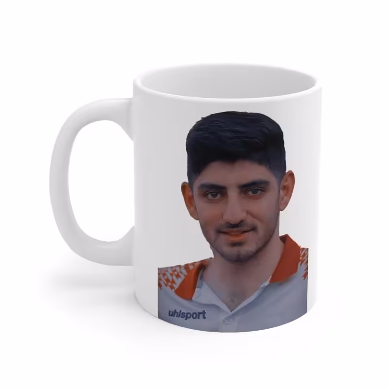 ماگ طرح بازیکن تیم لی فوتبال مهدی ترابی Mehdi Torabi مدل NM1723
