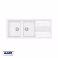 سینک گرانیتی فونیکس کد 410 سفید سنگی