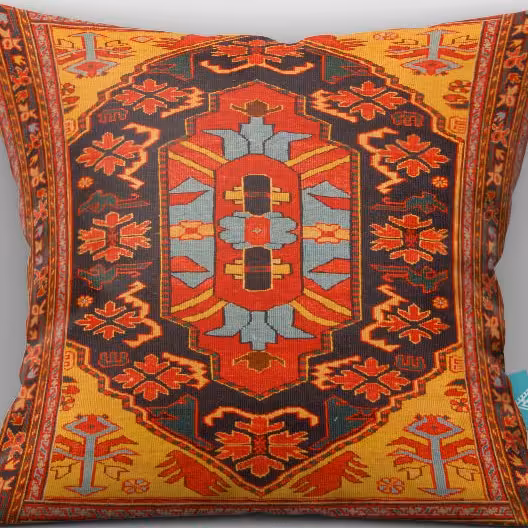 کاور کوسن مخمل 40x40 طرح سارای 1 آرت مان