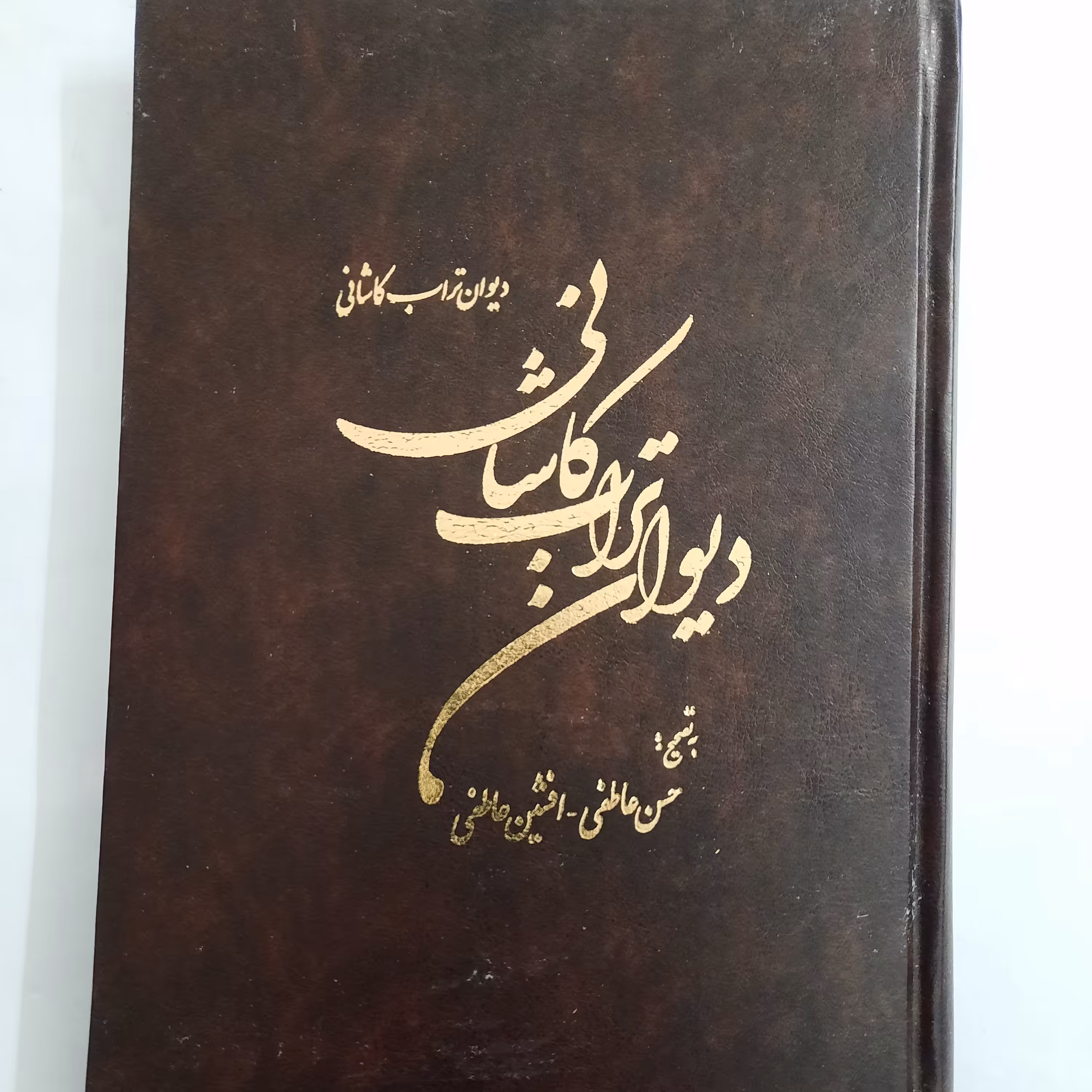 دیوان تراب کاشانی به تصحیح حسن عاطفی و افشین عاطفی وزیری جلد سخت 