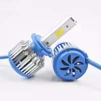 هدلایت بدنه آبی اصلی C9 چیپست COB پایه لامپ H3